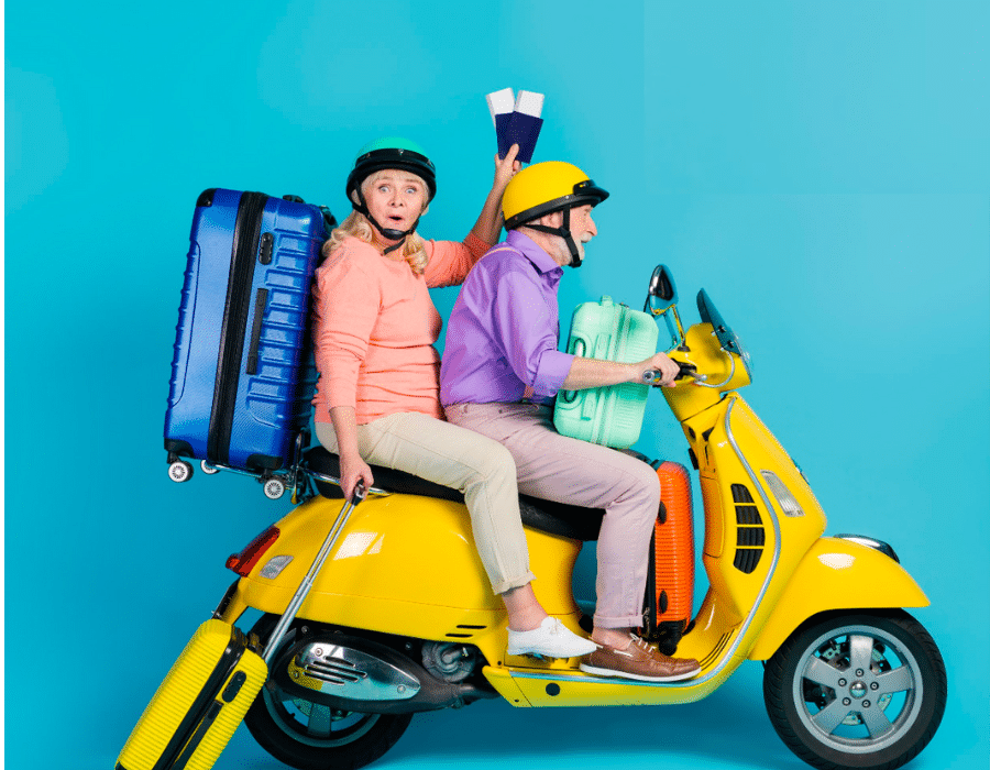 Travelling with elderly relatives