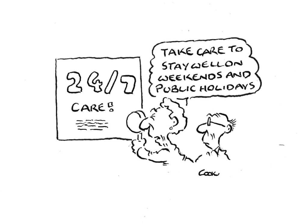 Respite #2 Cartoon Patrick Cook