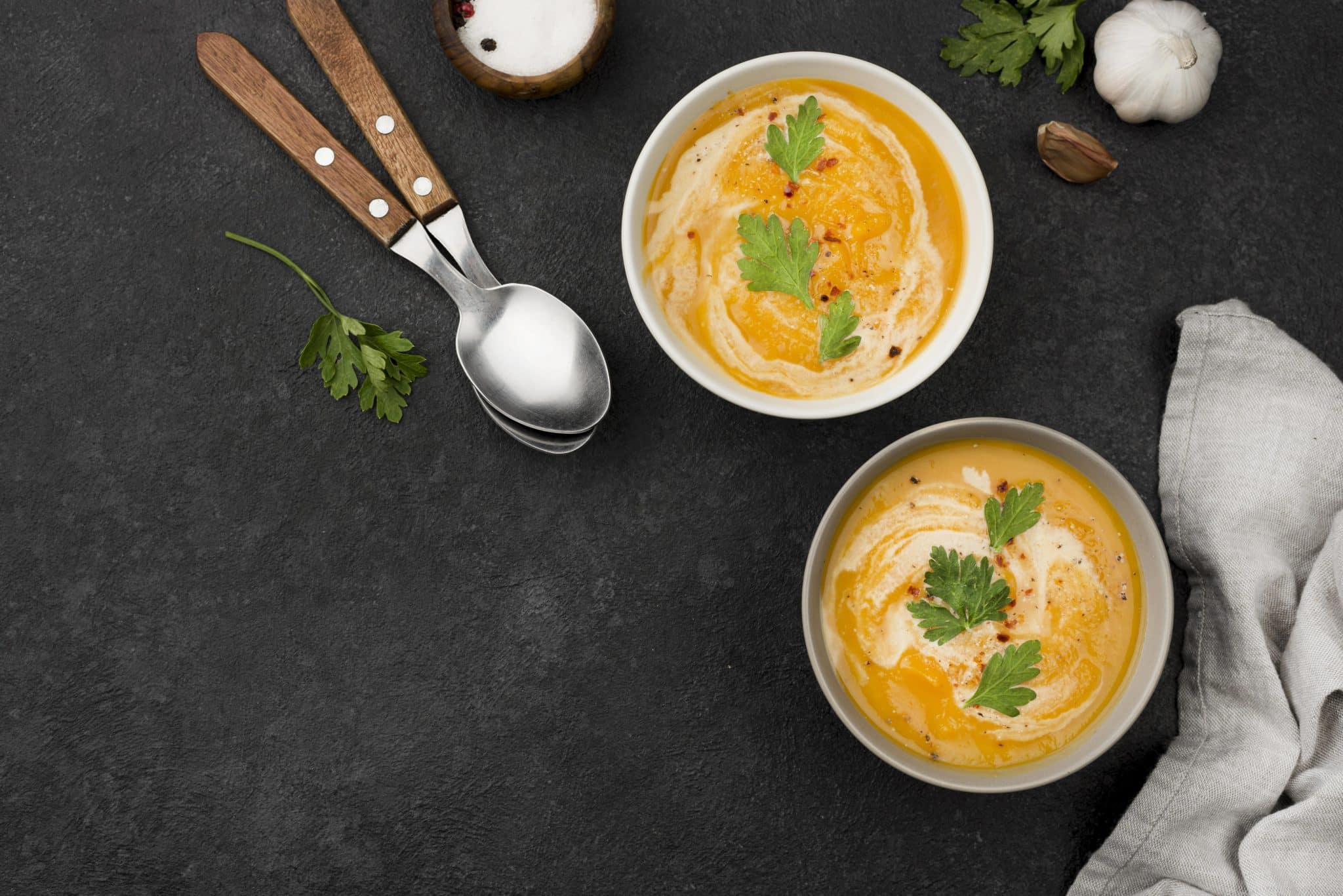 Featured image for “Aromatic Coconut Soup with Prawns & Coriander”